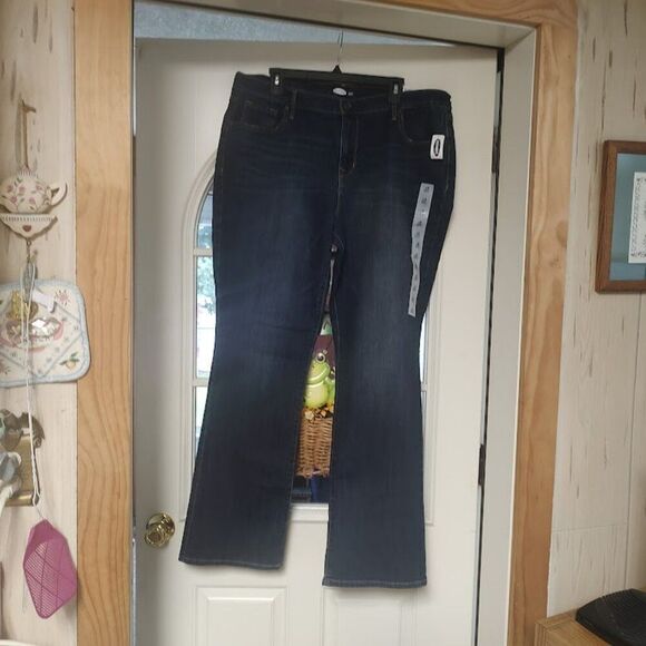 New Old Navy Curvy Boot Cut Jeans Size Women's 18 - Picture 1 of 3